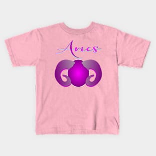 Astrology Zodiac Sign Aries Kids T-Shirt